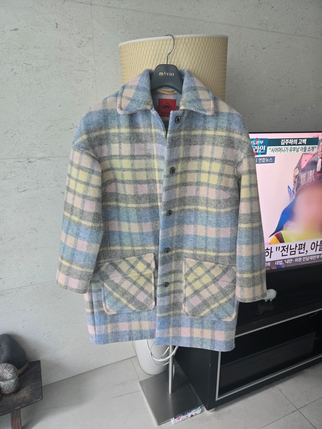 Oilily 여성 체크코트 S 상품이미지1