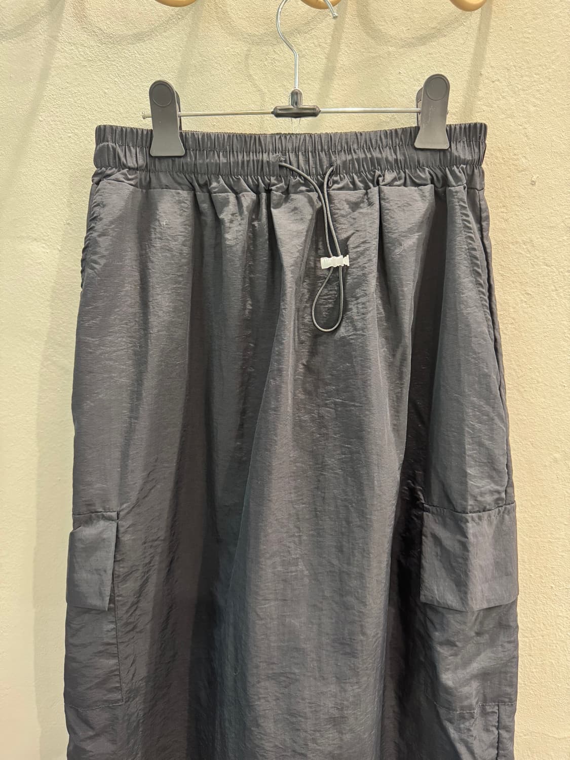 vintage 스트링 나일론 카고스커트 상품이미지2