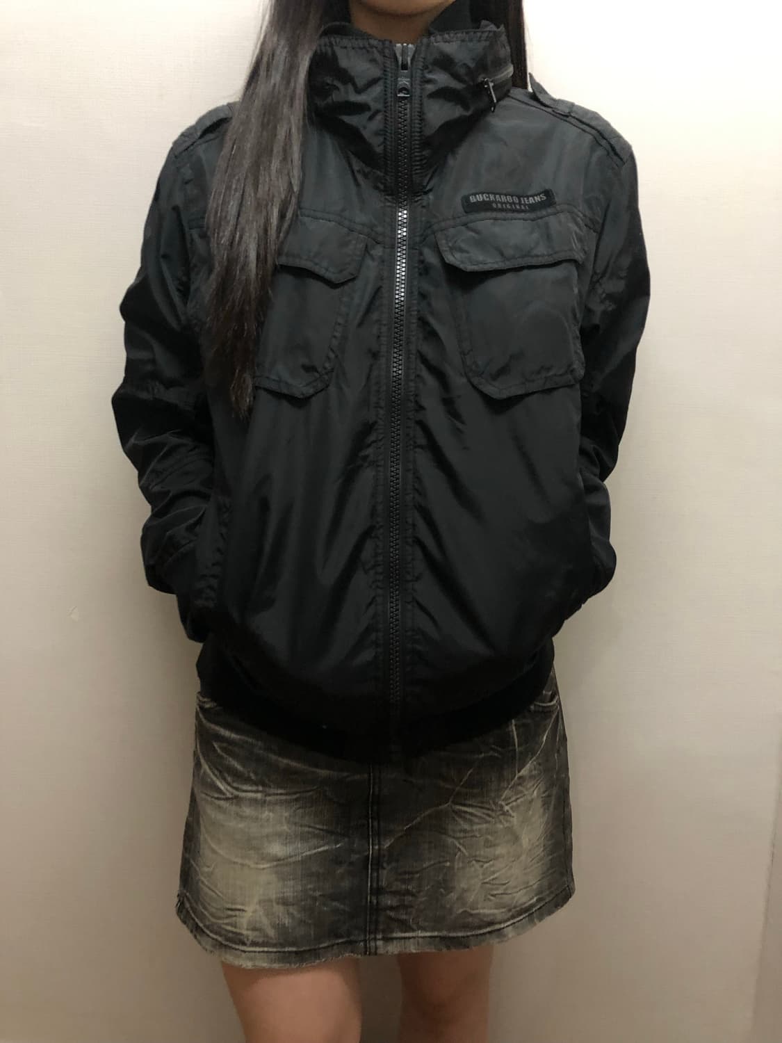 빈티지 버커루 블랙 점퍼 상품이미지5