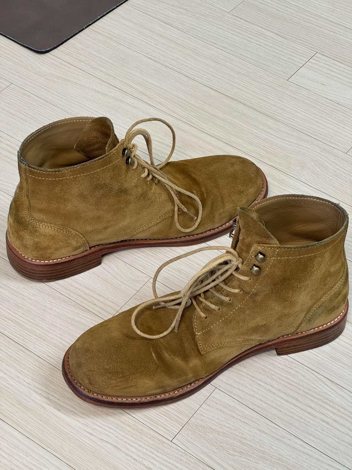 [40.5] 로스트가든 유니폼 필드 부츠 베이지 상품이미지4