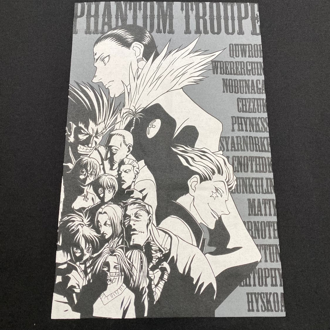 헌터x헌터 환영여단 오피셜 애니메이션 티셔츠 상품이미지4