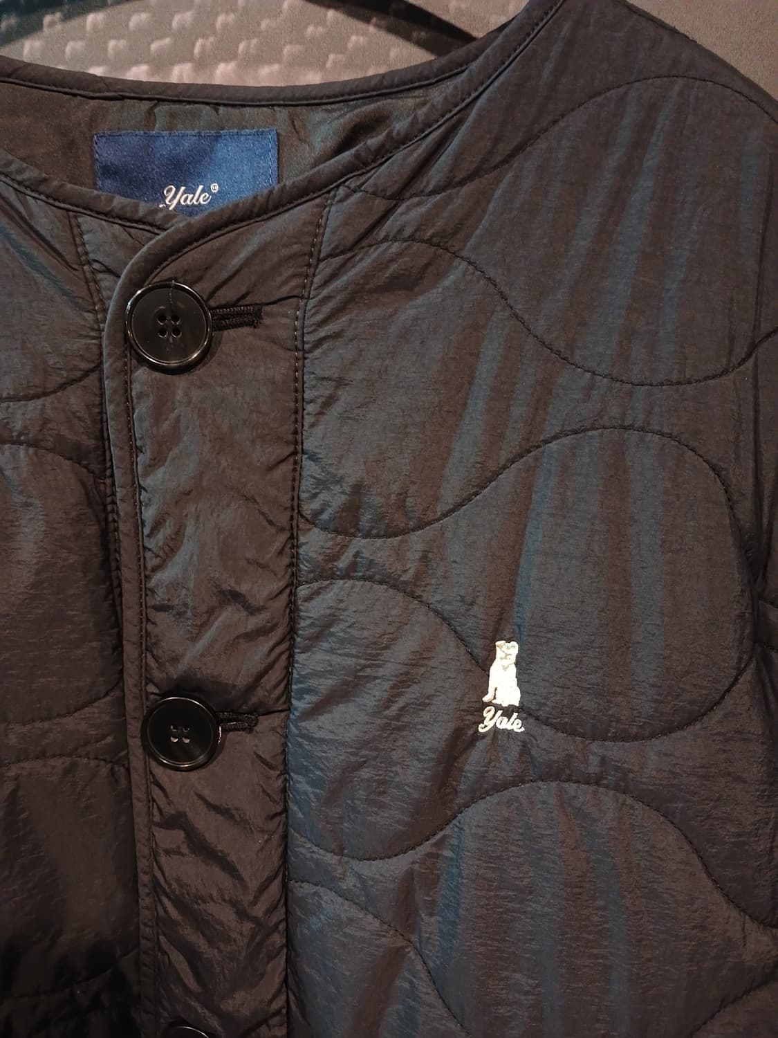 예일 웜업 퀄팅 자켓 상품이미지2