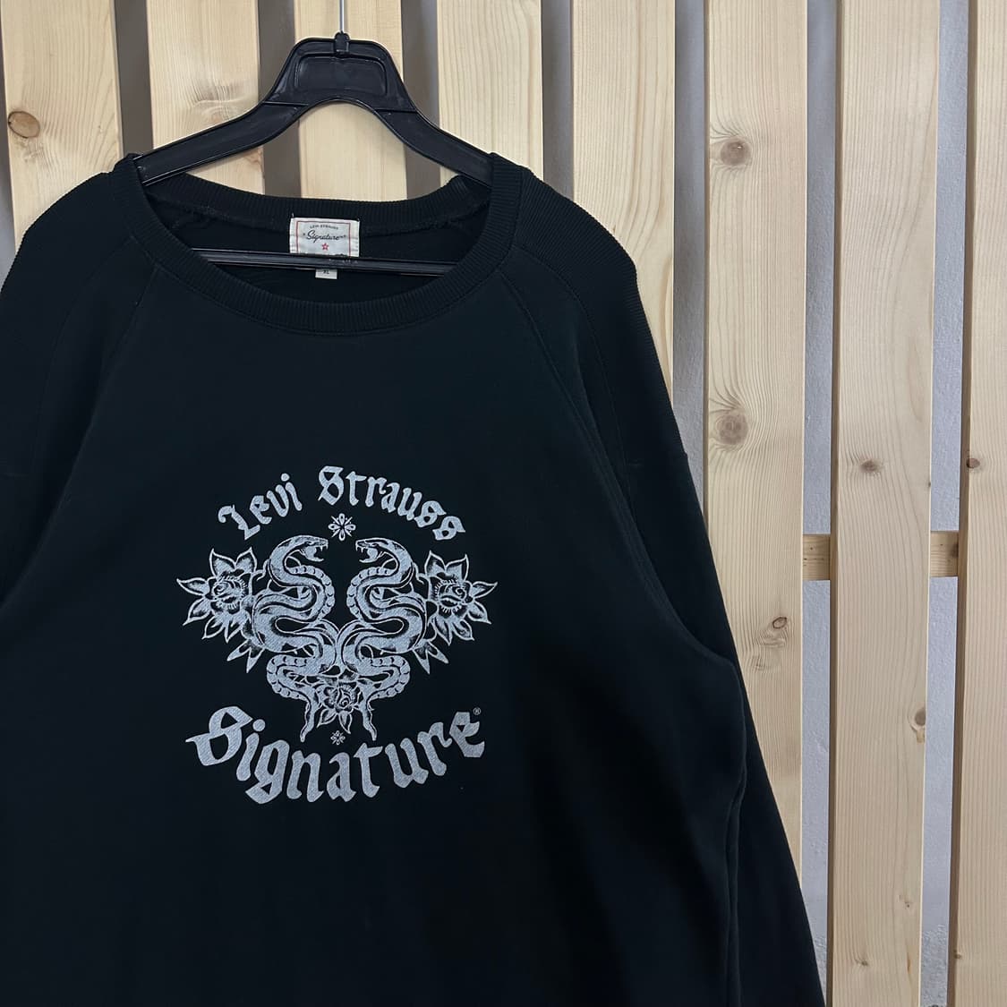 (XL) 리바이스 블랙 롱슬리브 상품이미지3