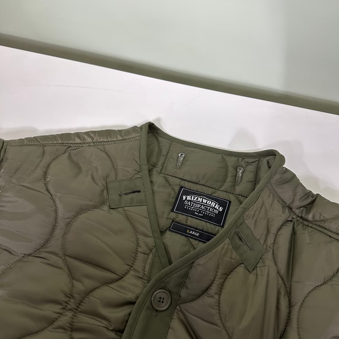 XL 프리즘웍스 카키 깔깔이 라이너자켓 상품이미지3