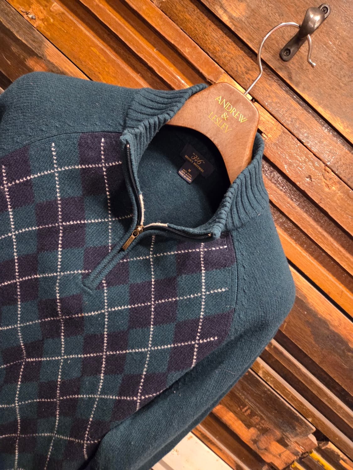 브룩스 브라더스 짚업니트 상품이미지2