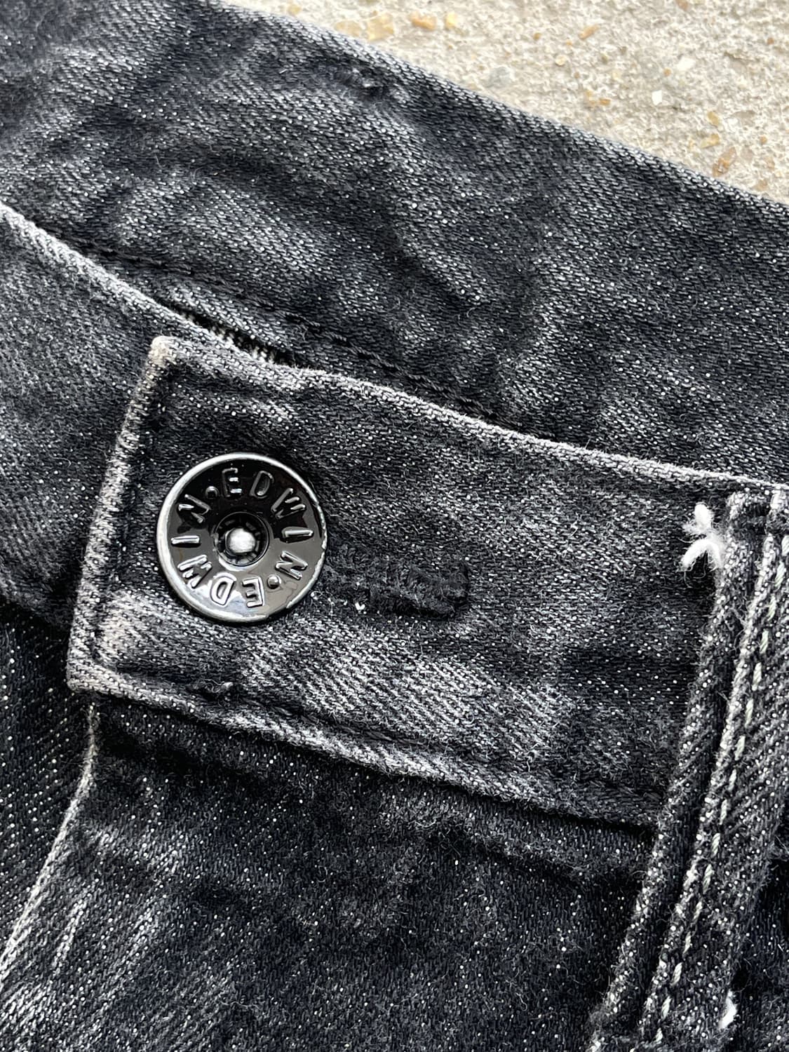 back zipper grey jean 상품이미지5