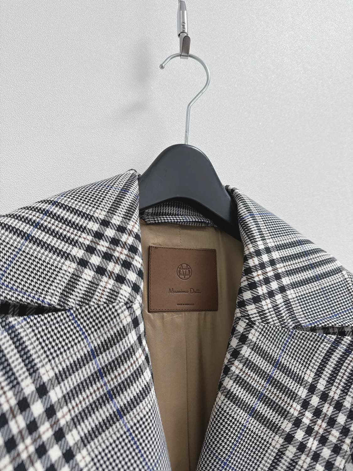 마시모두띠 체크 트렌치코트 상품이미지5