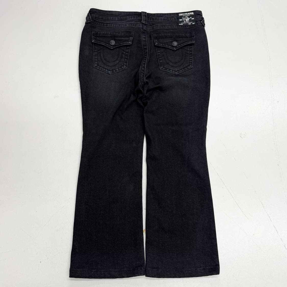 트루릴리전 Y2K 부츠컷 블랙 데님팬츠 상품이미지3