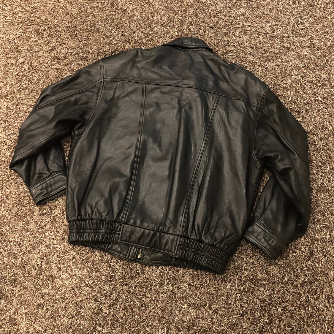슬래진저 90s 양가죽 봄버 레더 가죽 자켓 상품이미지6