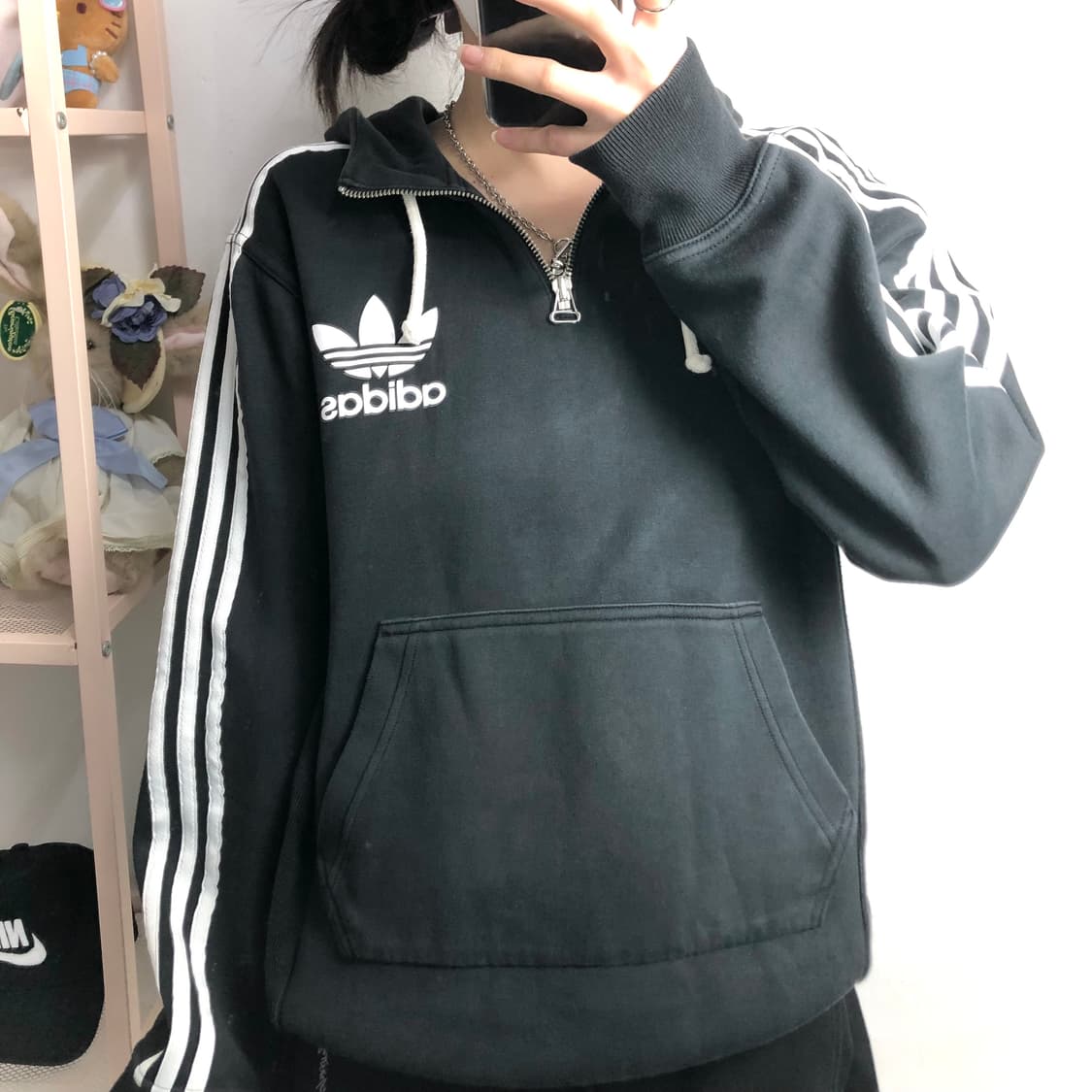 아디다스 후드 반집업 상품이미지3