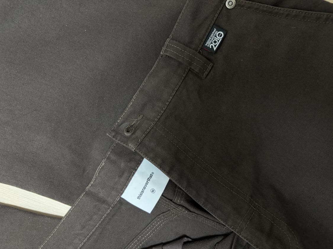 디스이즈네버댓 패널드 팬츠 브라운 M 상품이미지5