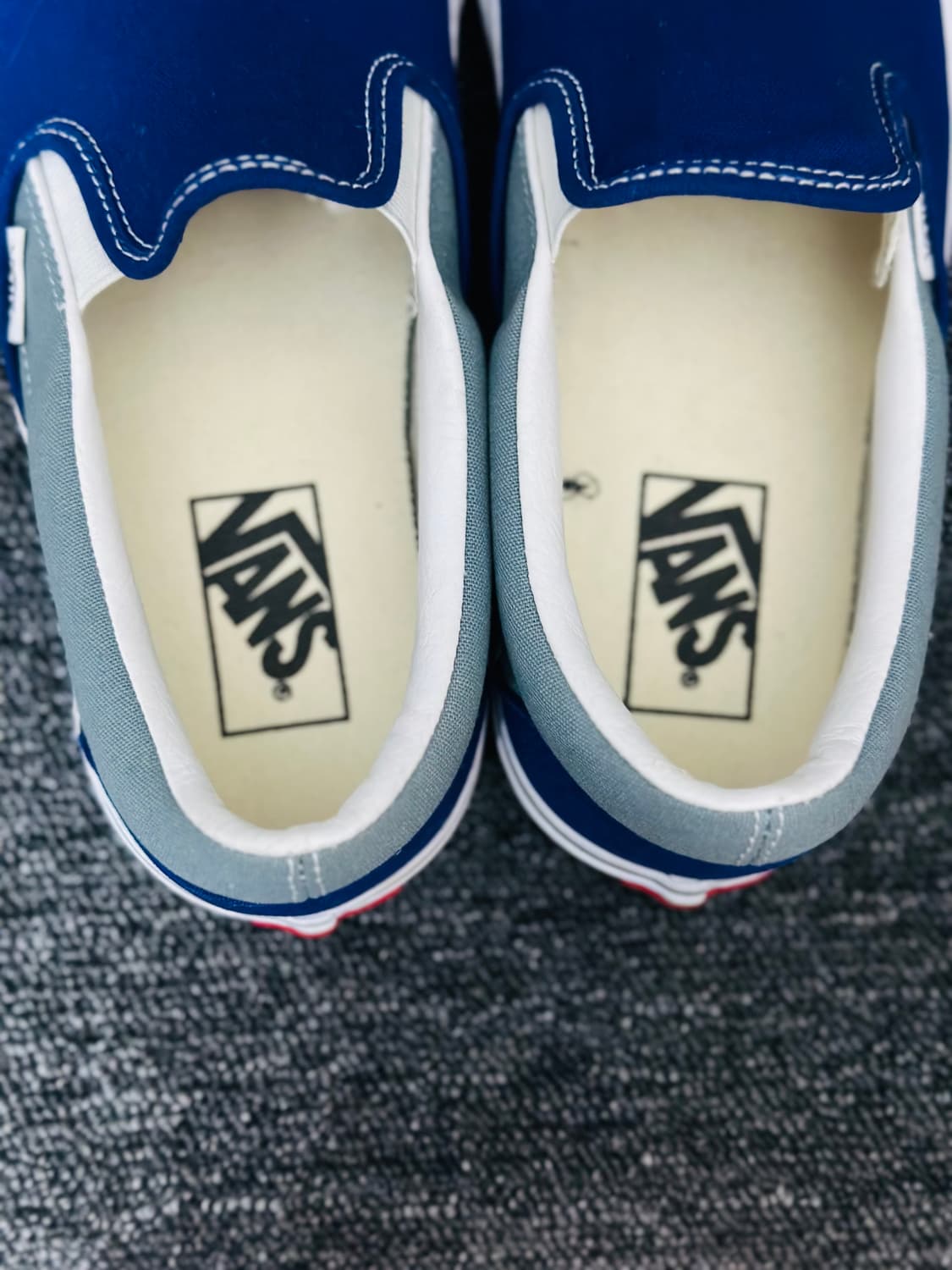 반스 슬립온 파란색 260mm 상품이미지4