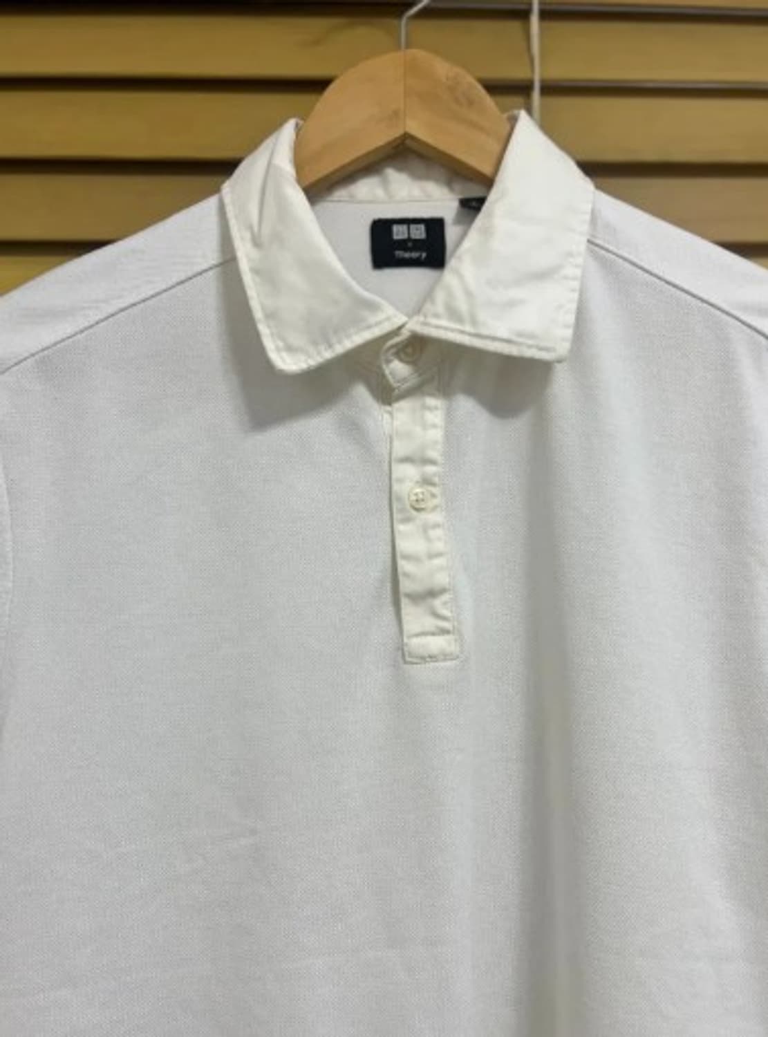 유니클로x띠어리 남성 PK카라반팔티셔츠 L사이즈 상품이미지1