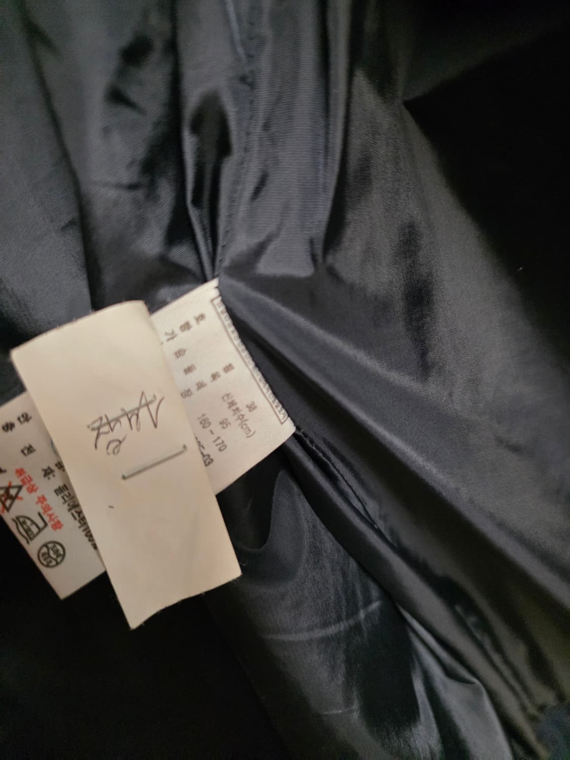 라코스테 네이비 퀼팅 후드 패딩 코트 상품이미지6