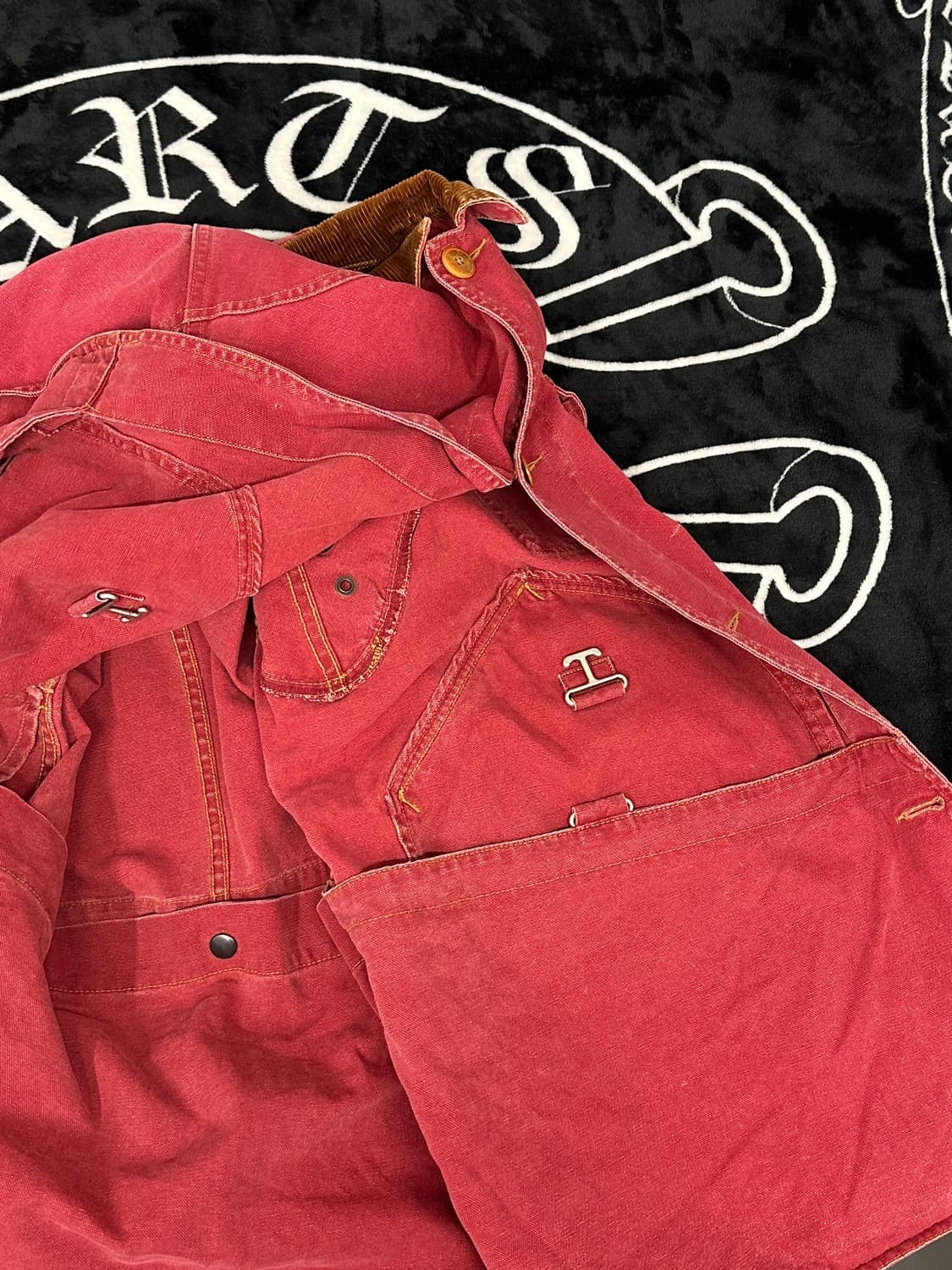 폴로 빈티지 코듀로이 칼라 캔버스 자켓 마젠타 상품이미지5