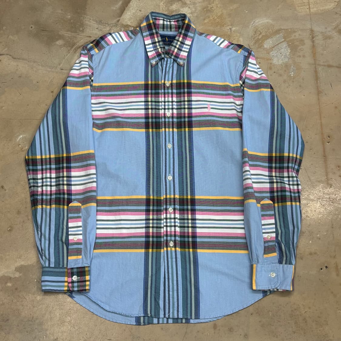 M 폴로랄프로렌 클래식핏 체크셔츠 상품이미지2