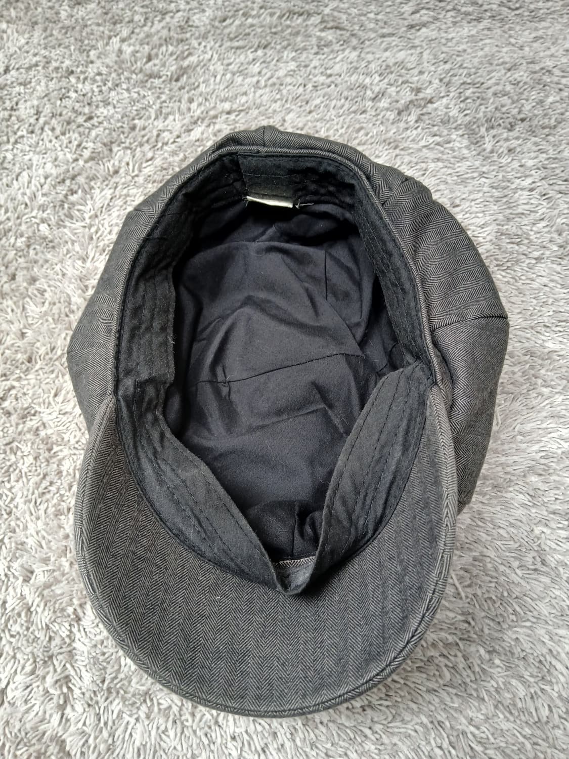 일본빈티지 헤링본 뉴스보이캡 모자 (그레이) 상품이미지5