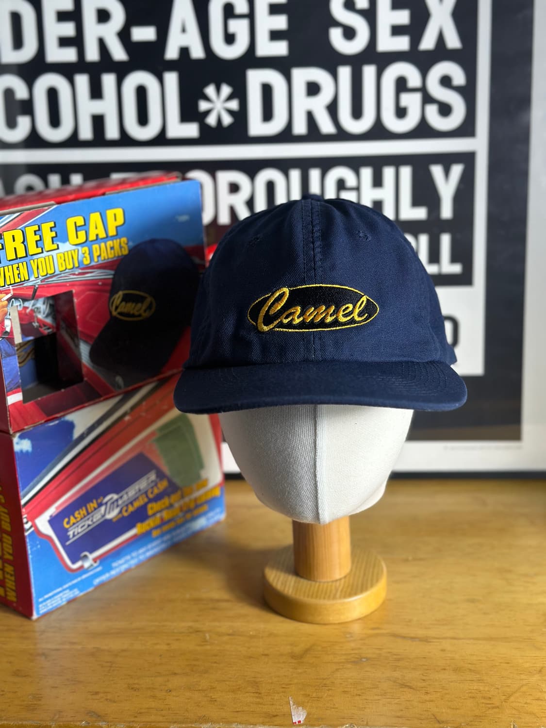 Deadstock)90s Camel 빈티지 모자 상품이미지1