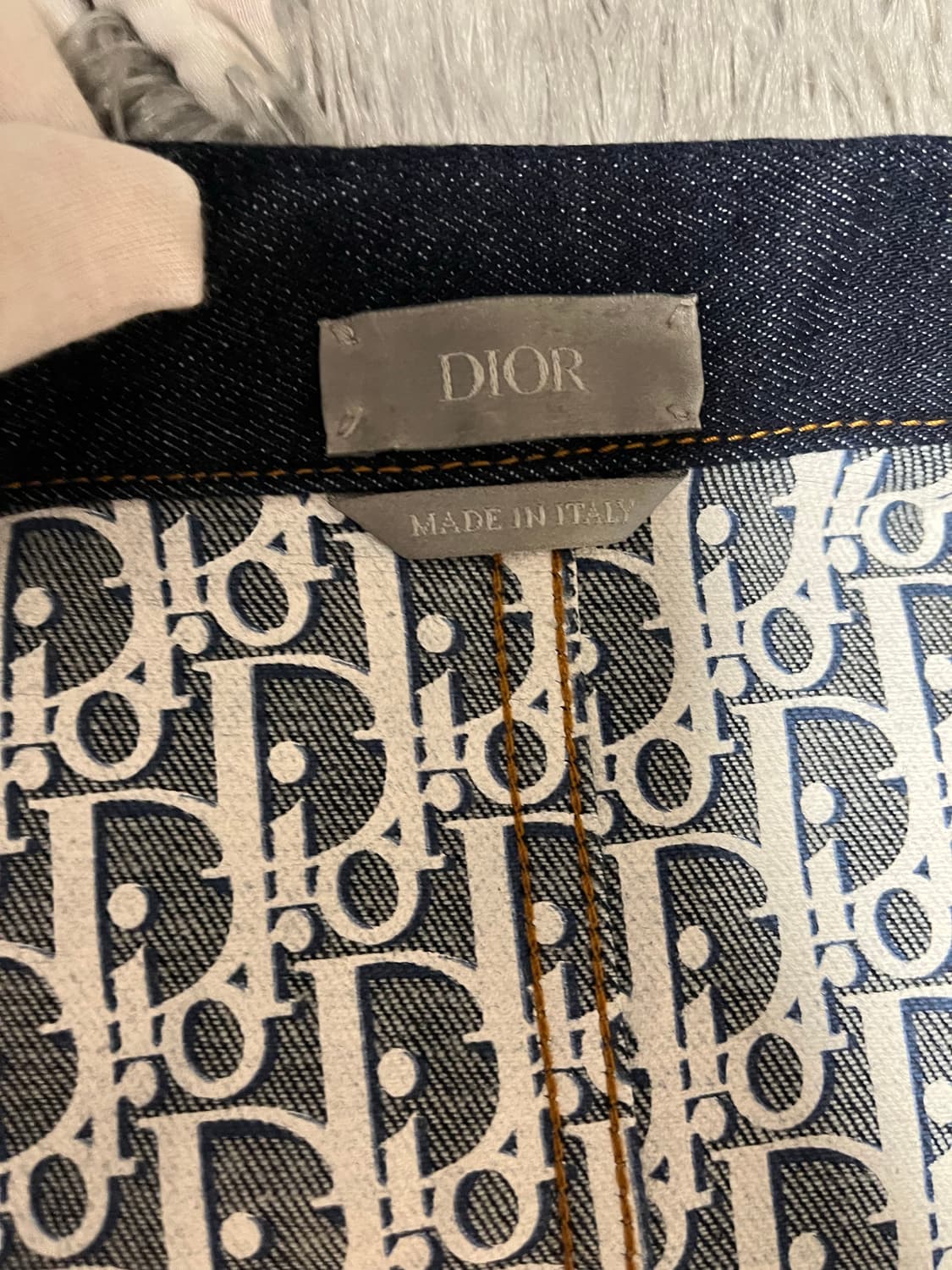 [50size] 디올 오블리크 데님 청자켓 상품이미지2