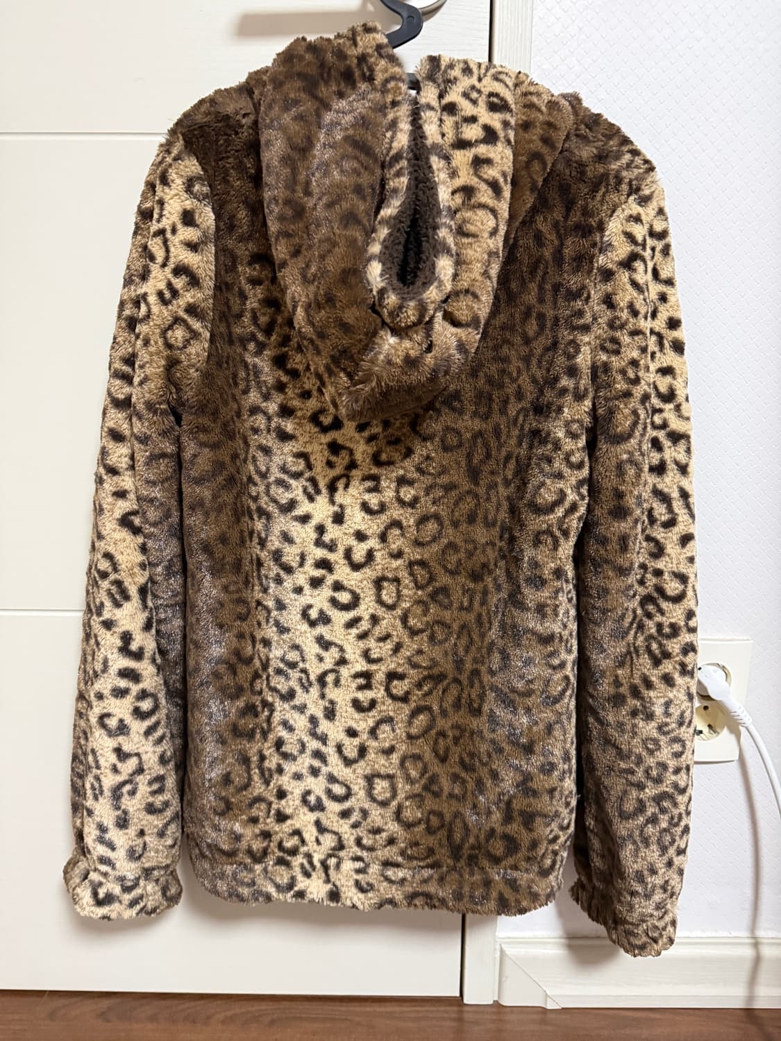 y2k 나나 펑크 갸루 레오파드 퍼자켓 상품이미지2