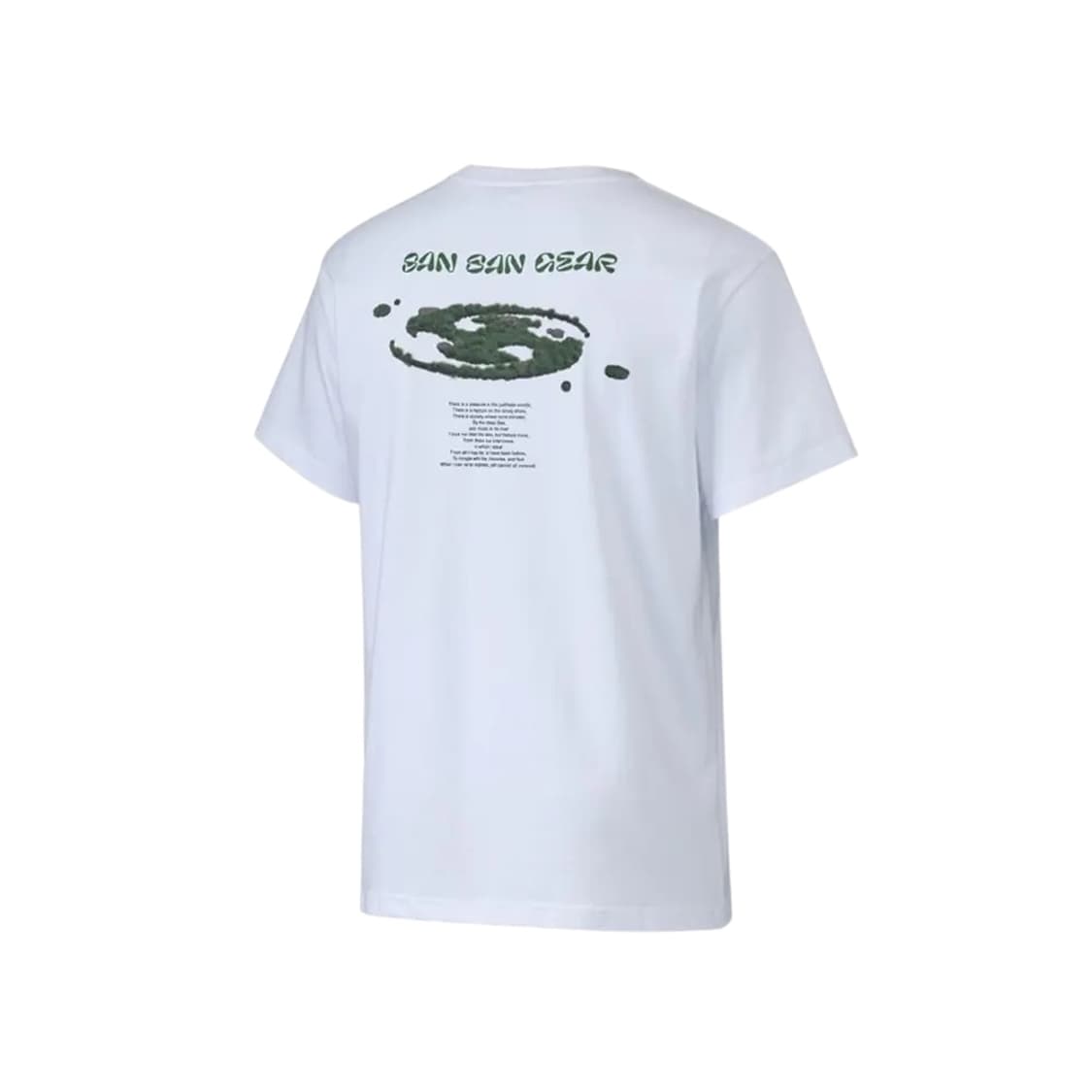 (1) 산산기어 포레스트 티셔츠 화이트 - 24SS 미개봉 새상품 상품이미지1