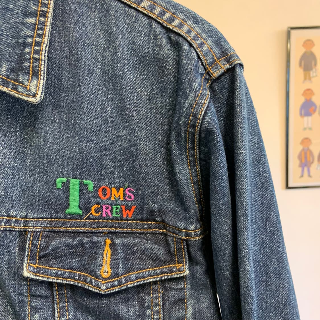 USA 빈티지 중청 트러커 상품이미지4