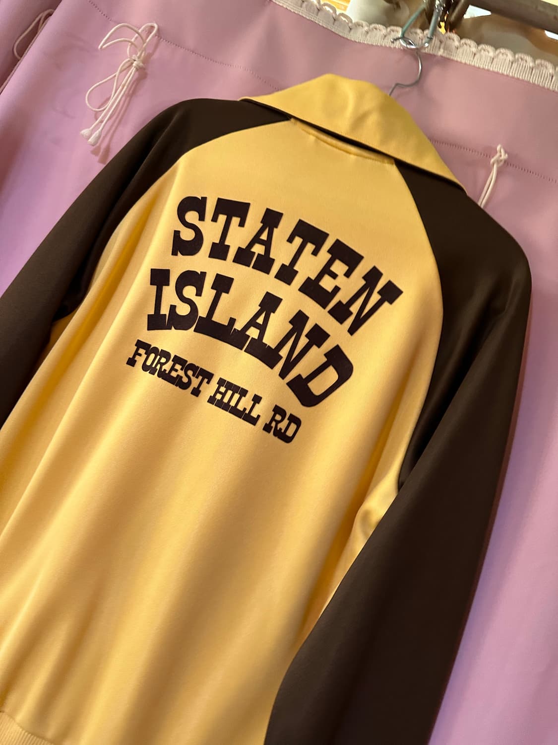 푸마 져지 빈티지 대장 트랙탑 퓨마 브라운 엘로우 Y2K 희귀 집업 상품이미지4