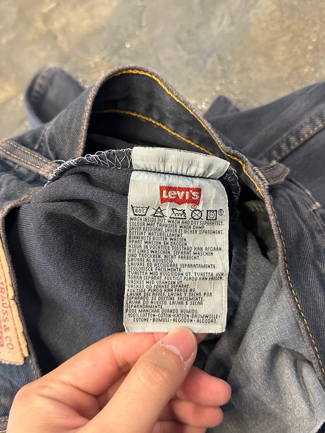 리바이스 501 W31 L32 상품이미지4