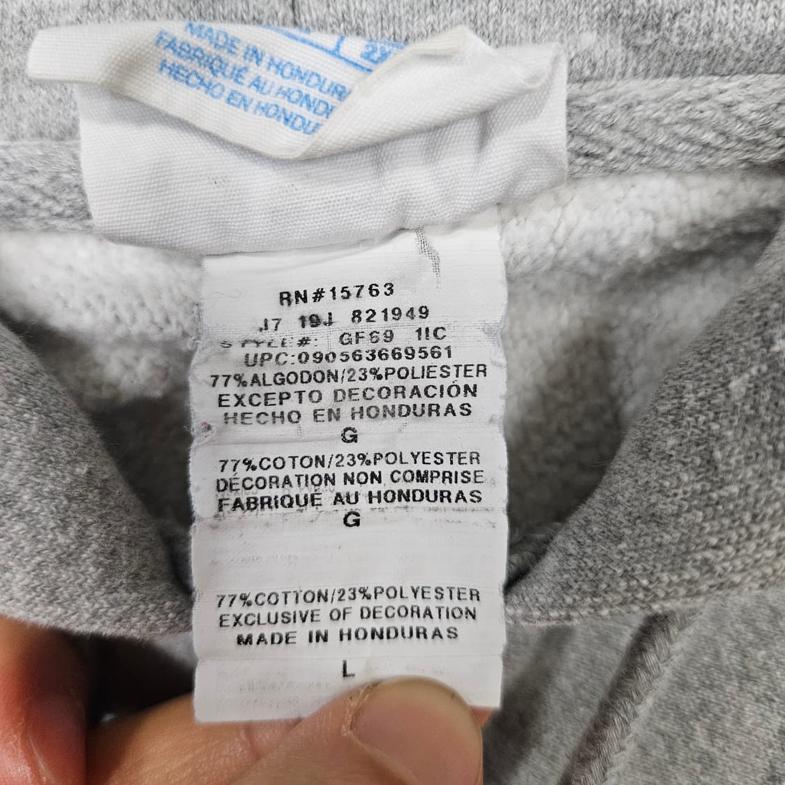 챔피온 리버스위브 후드 집업 L 상품이미지5