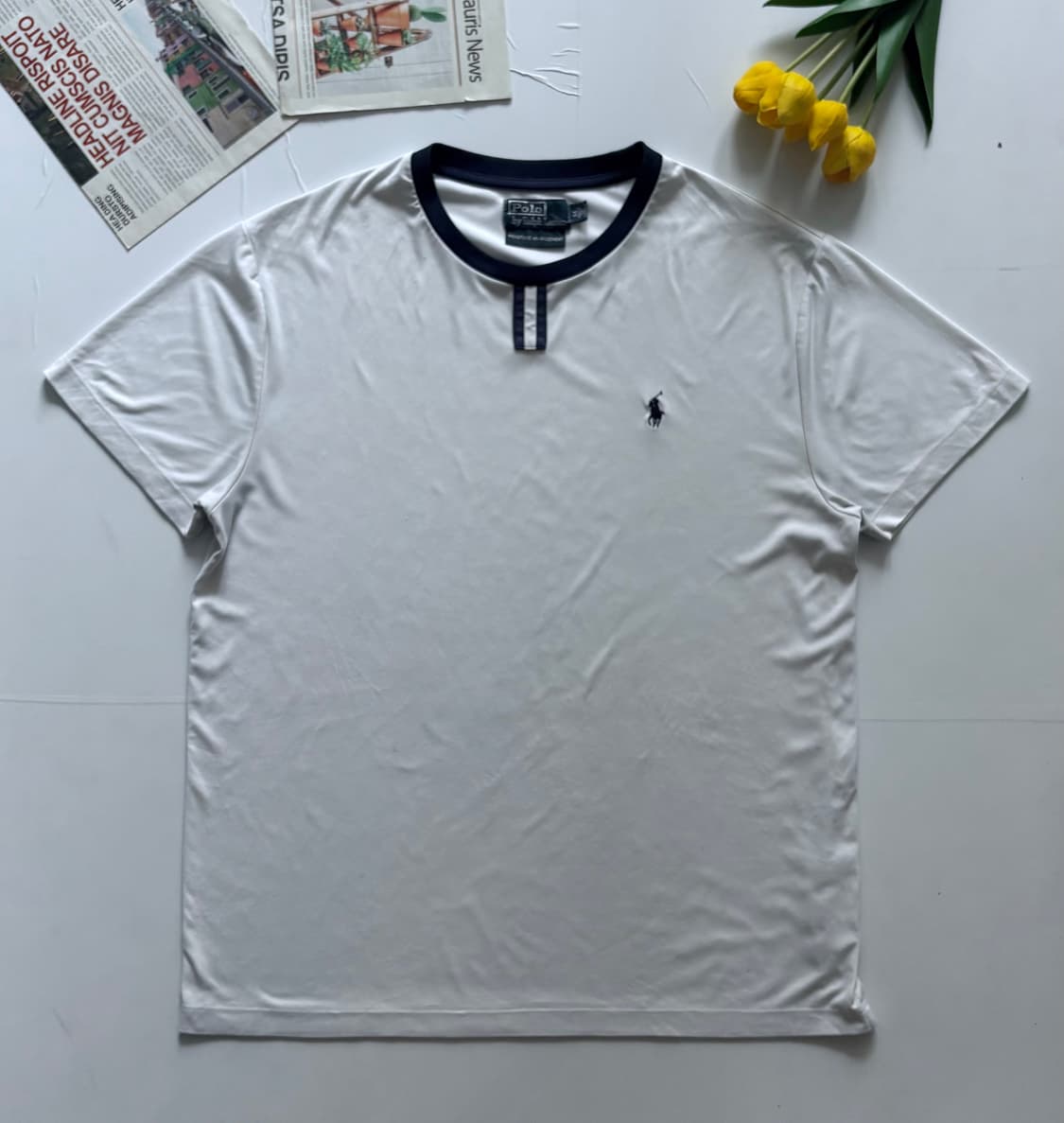 Polo 폴로랄프로렌 빈티지 링거 반팔티 상품이미지2