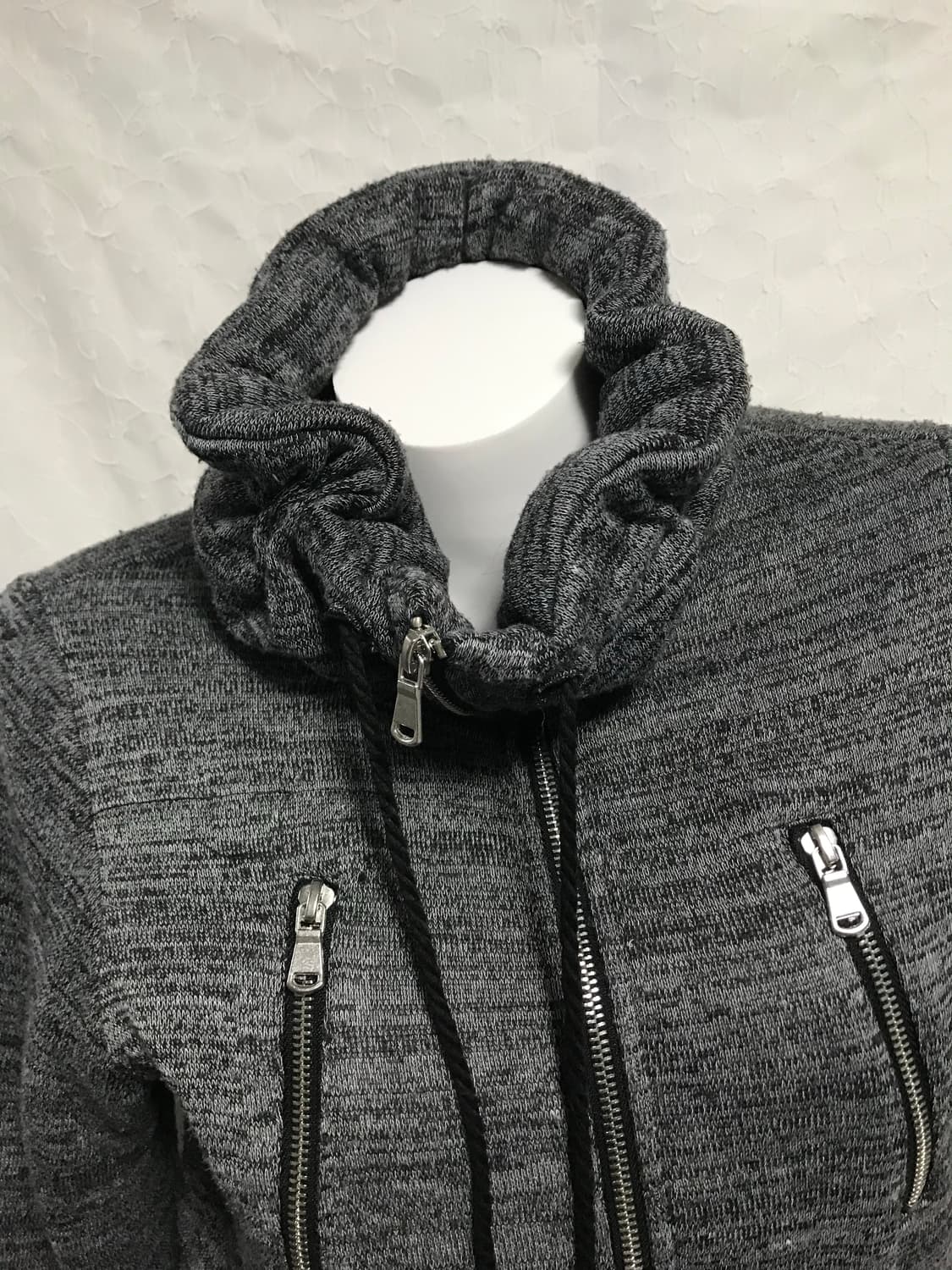 빈티지 vkei 펑크 지퍼 디테일 하이넥 점퍼 자켓 상품이미지7