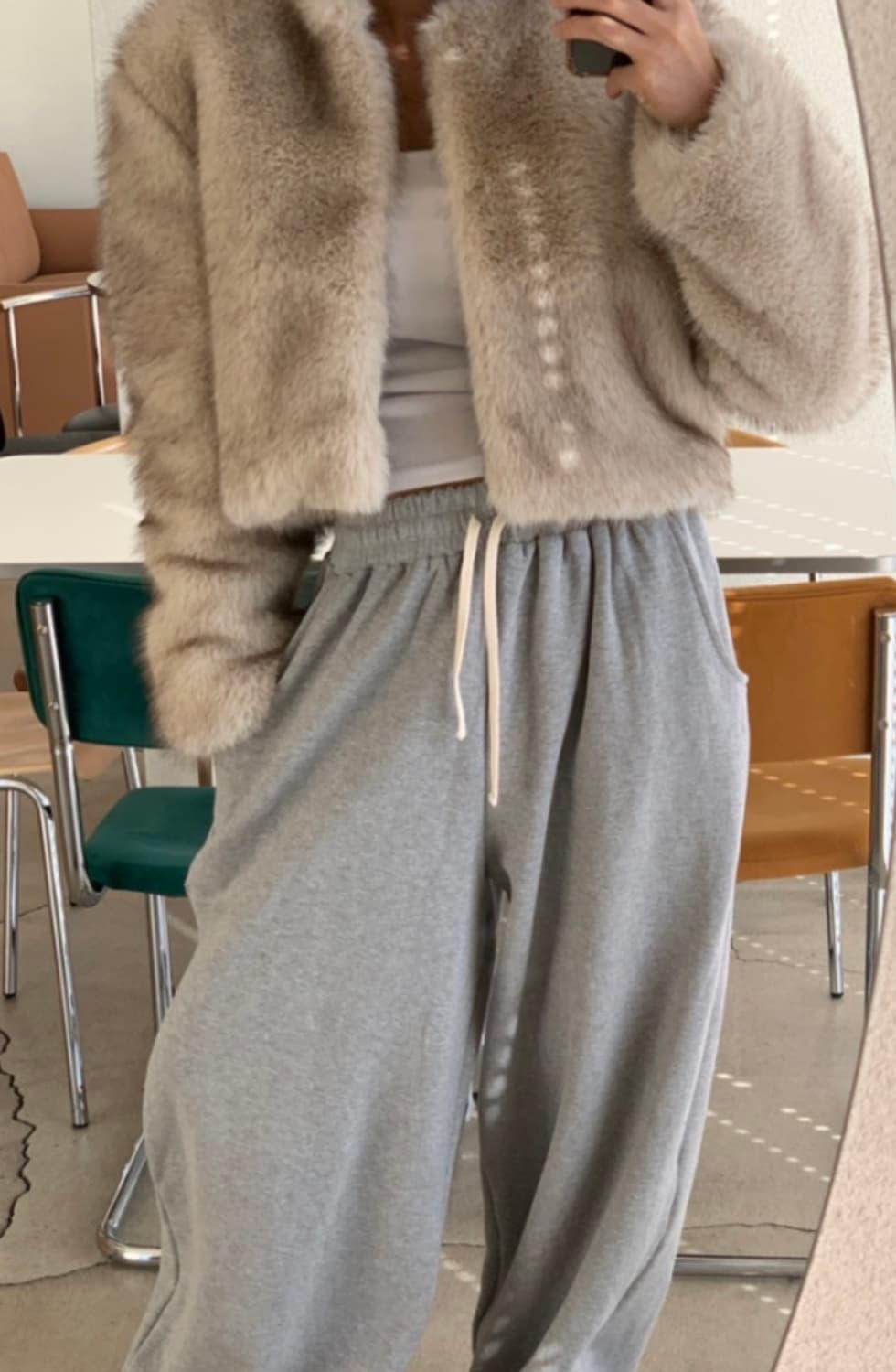 핀터레스트 퍼자켓(새상품 포장안뜯음 상품이미지1