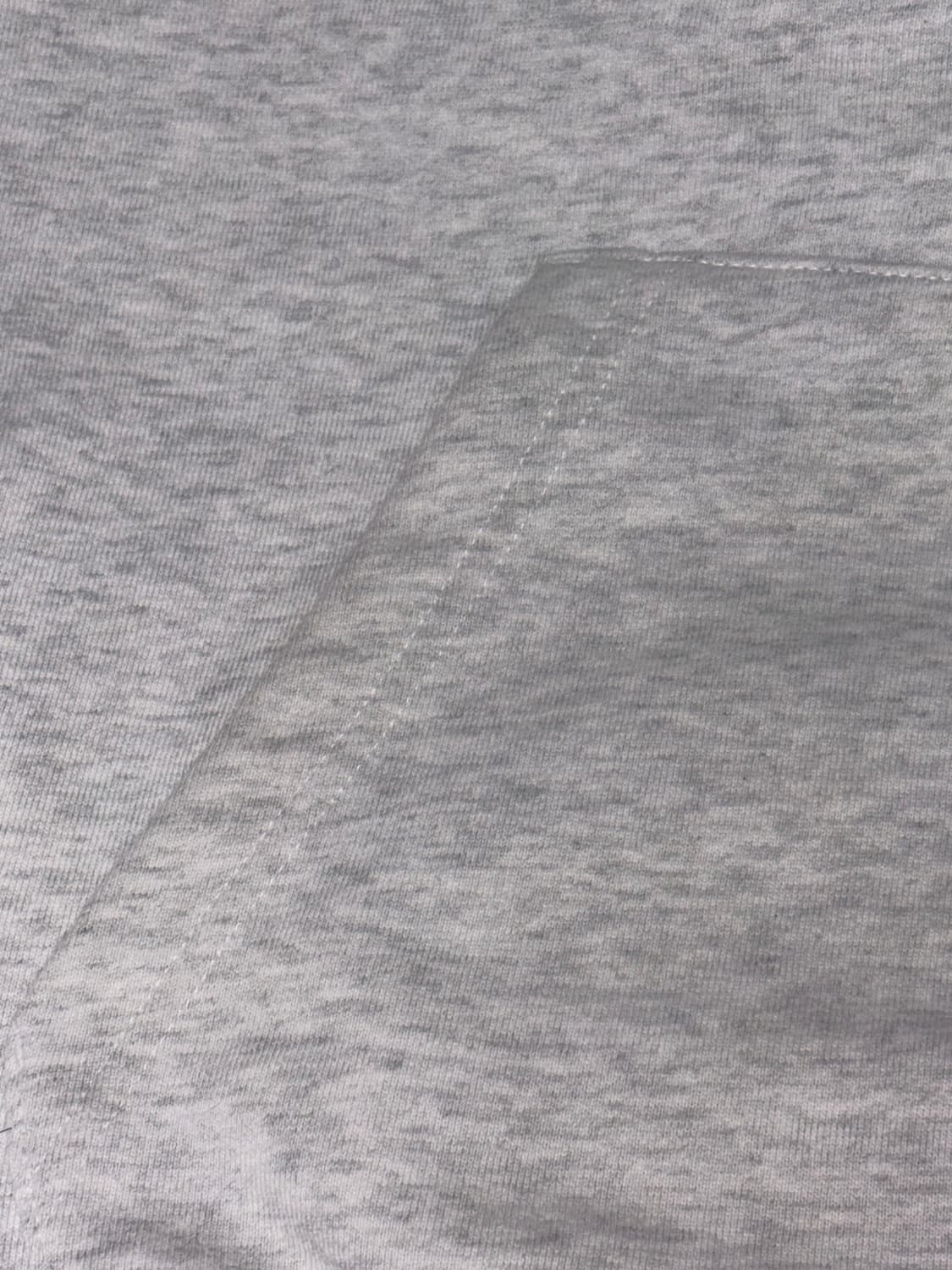 y2k 라코스테 멜란지 베이지 크루넥 기본 후드티 스웻셔츠 상품이미지5