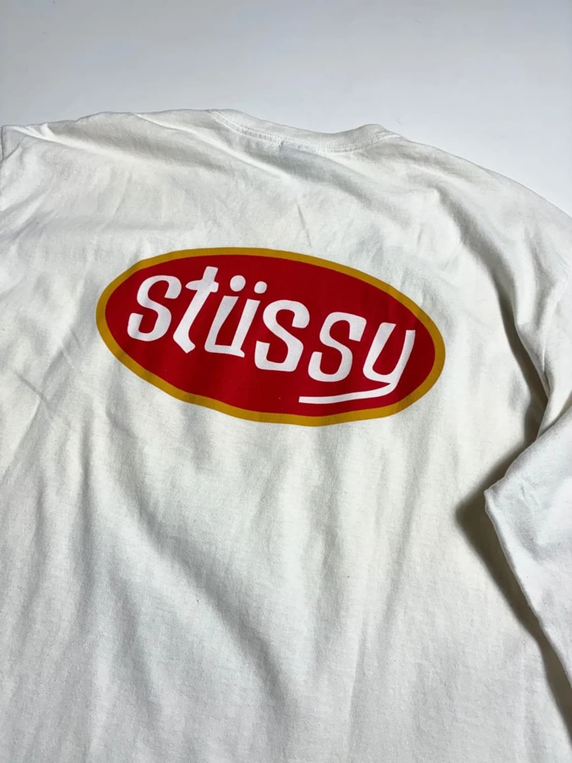스투시 STUSSY 핏스탑 화이트 코튼 롱슬리브 R1431 상품이미지4