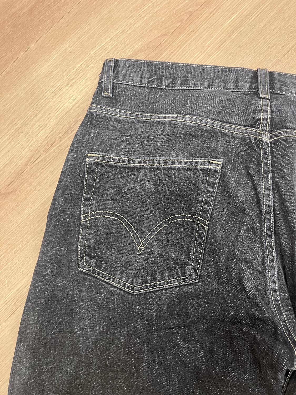 Levi's 569 Loose Straight Black Jeans 상품이미지7