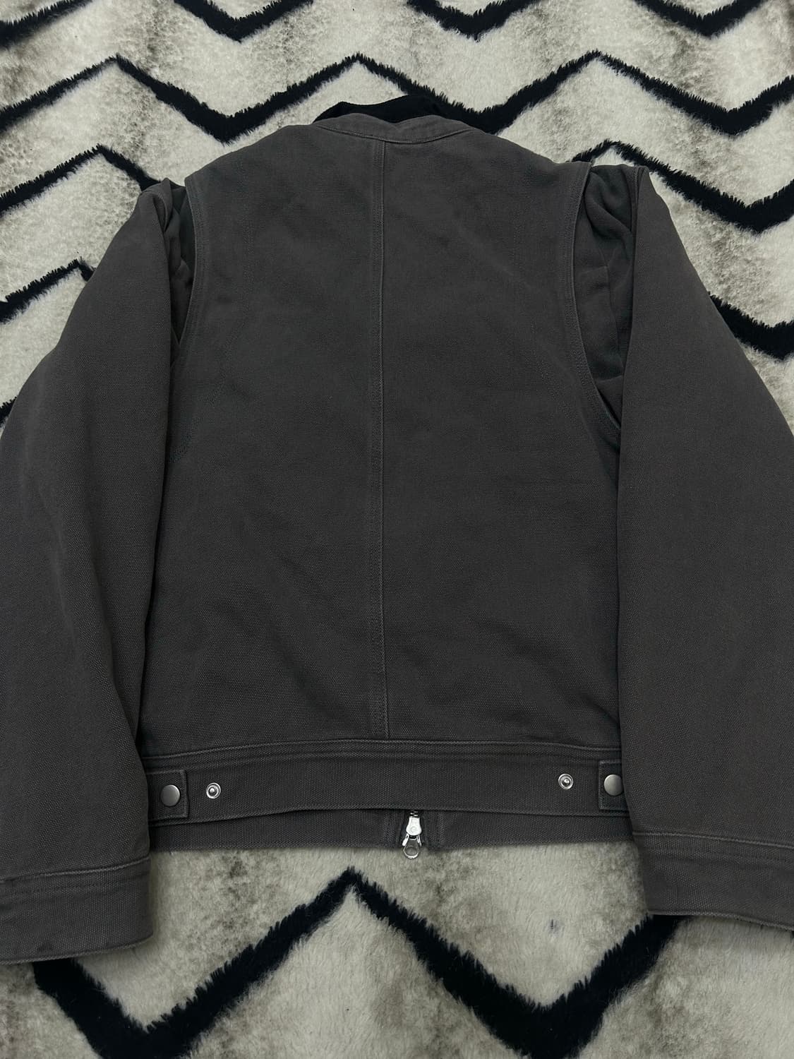 [L]트일리온 스톤워싱 버클 워크자켓 상품이미지5