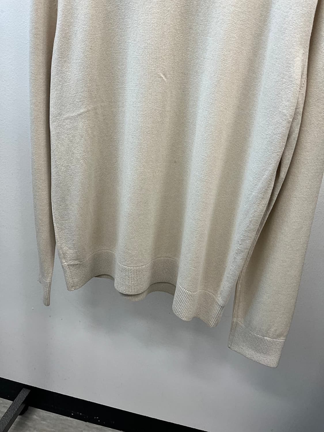 105) 타임 아이보리 캐시미어100% 니트  상품이미지2