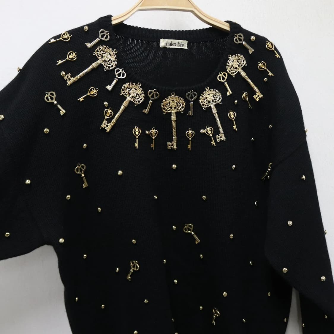 MAKO BIS 골드키  포인트 울 니트 60990 상품이미지7