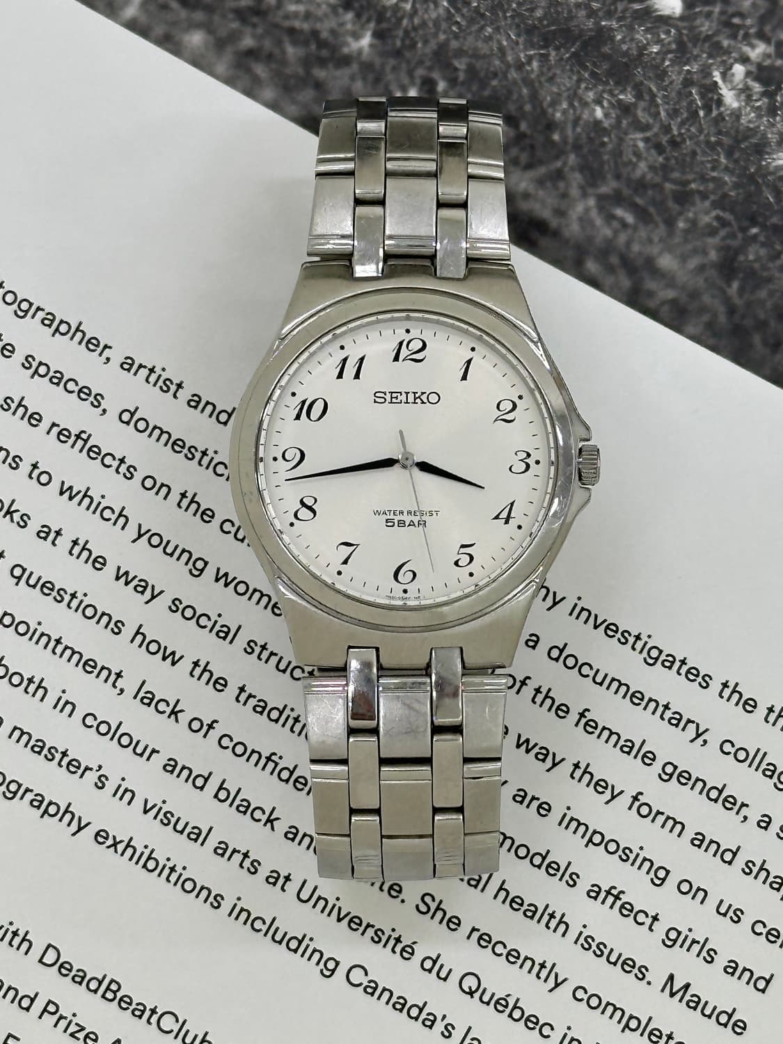 세이코 쿼츠 시계 상품이미지3
