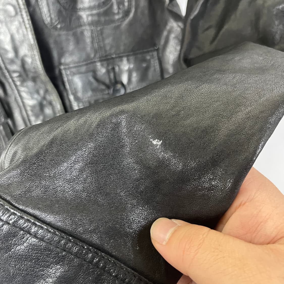 [VTG] 빈티지 멀티포켓 램스킨 레더자켓 상품이미지6