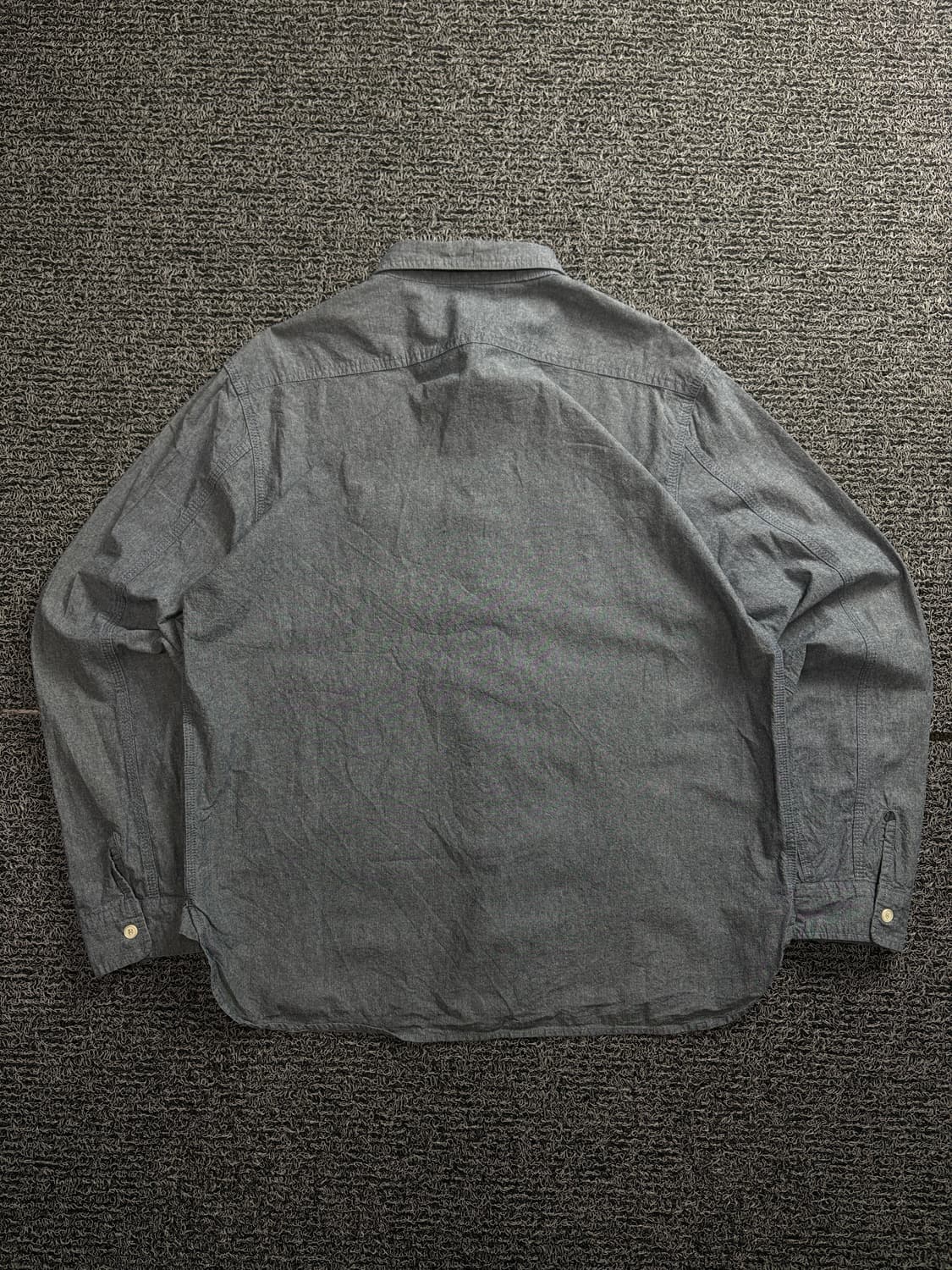 유니폼브릿지 아메카지 웨스턴 샴브레이 데님 셔츠 1811 상품이미지5