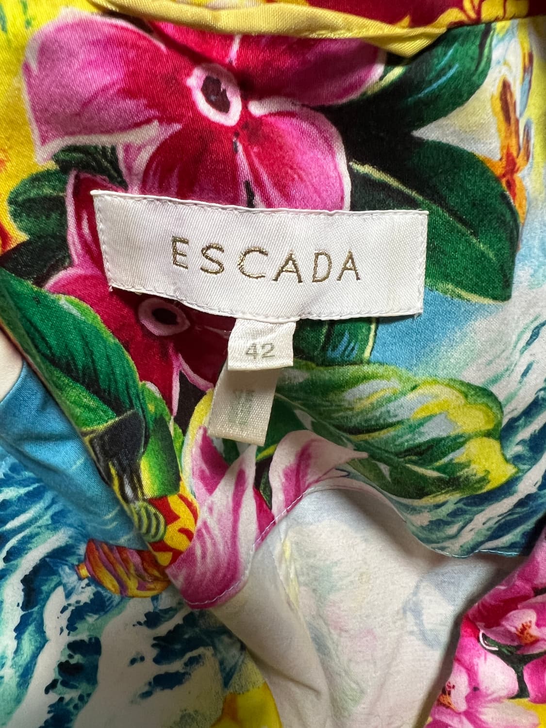 ESCADA 에스까다 트로피칼 반팔 자켓 정품 상품이미지3