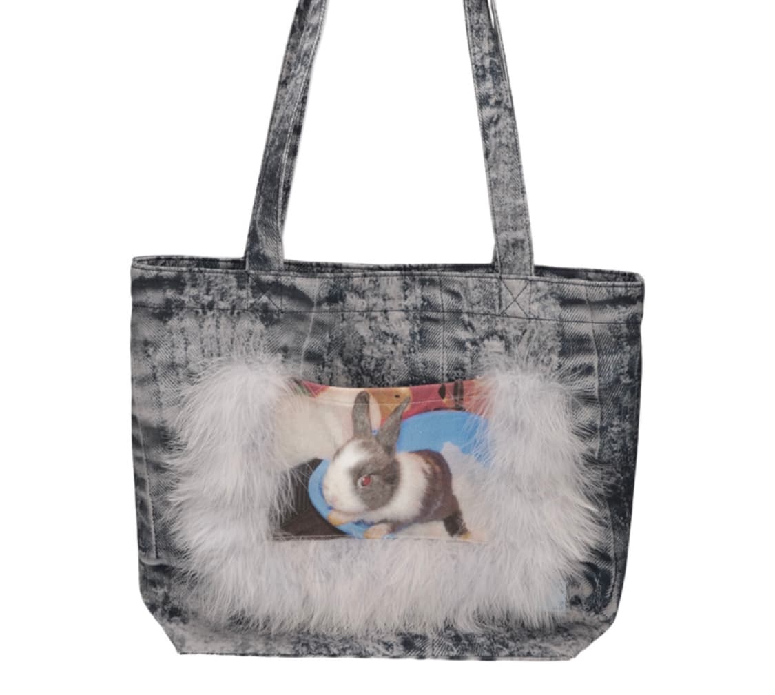 구해요) 혼쿄 플러피 베이비 빅 토트백 가방 상품이미지1