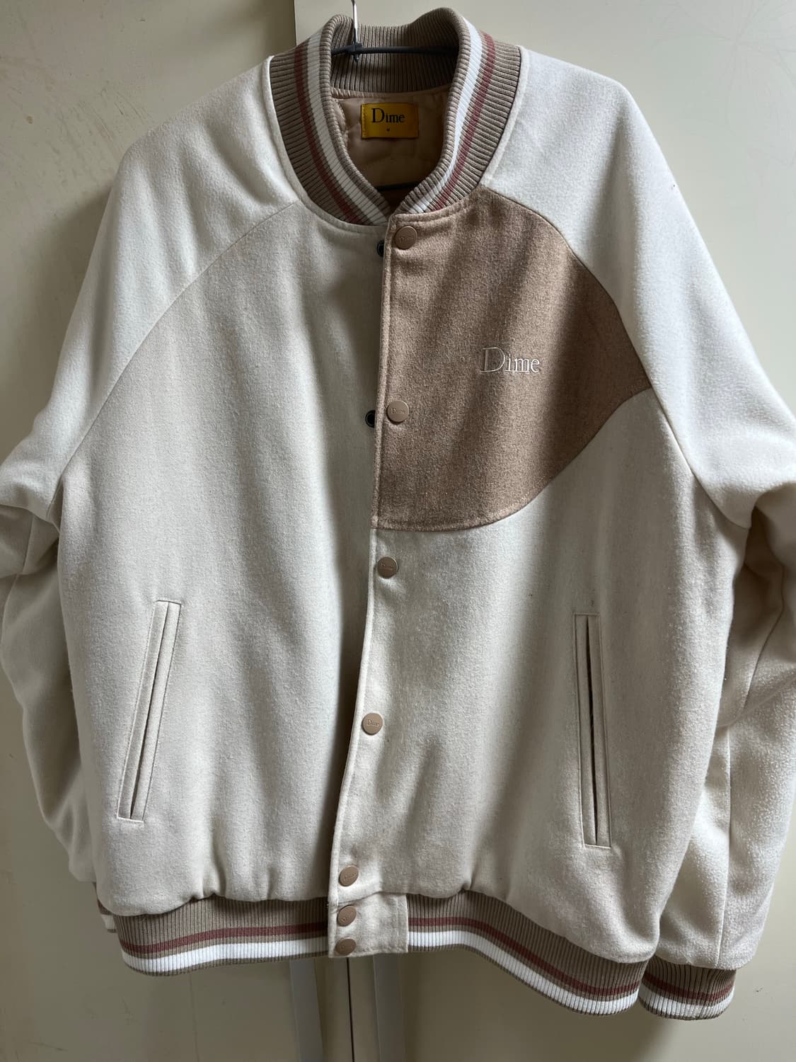 다임 dime 바시티 울자켓 상품이미지1