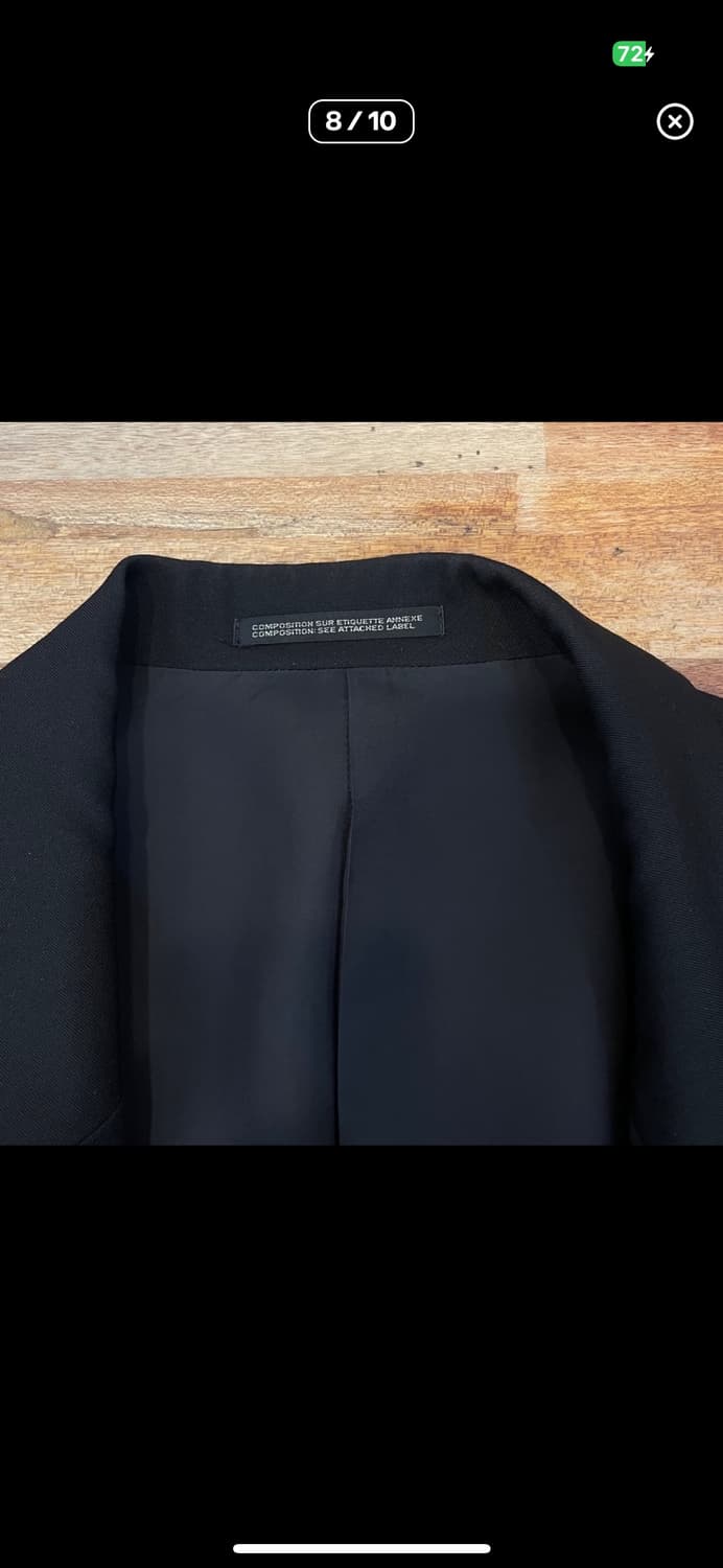 요지야마모토 22fw 웨이스트 자켓 상품이미지8