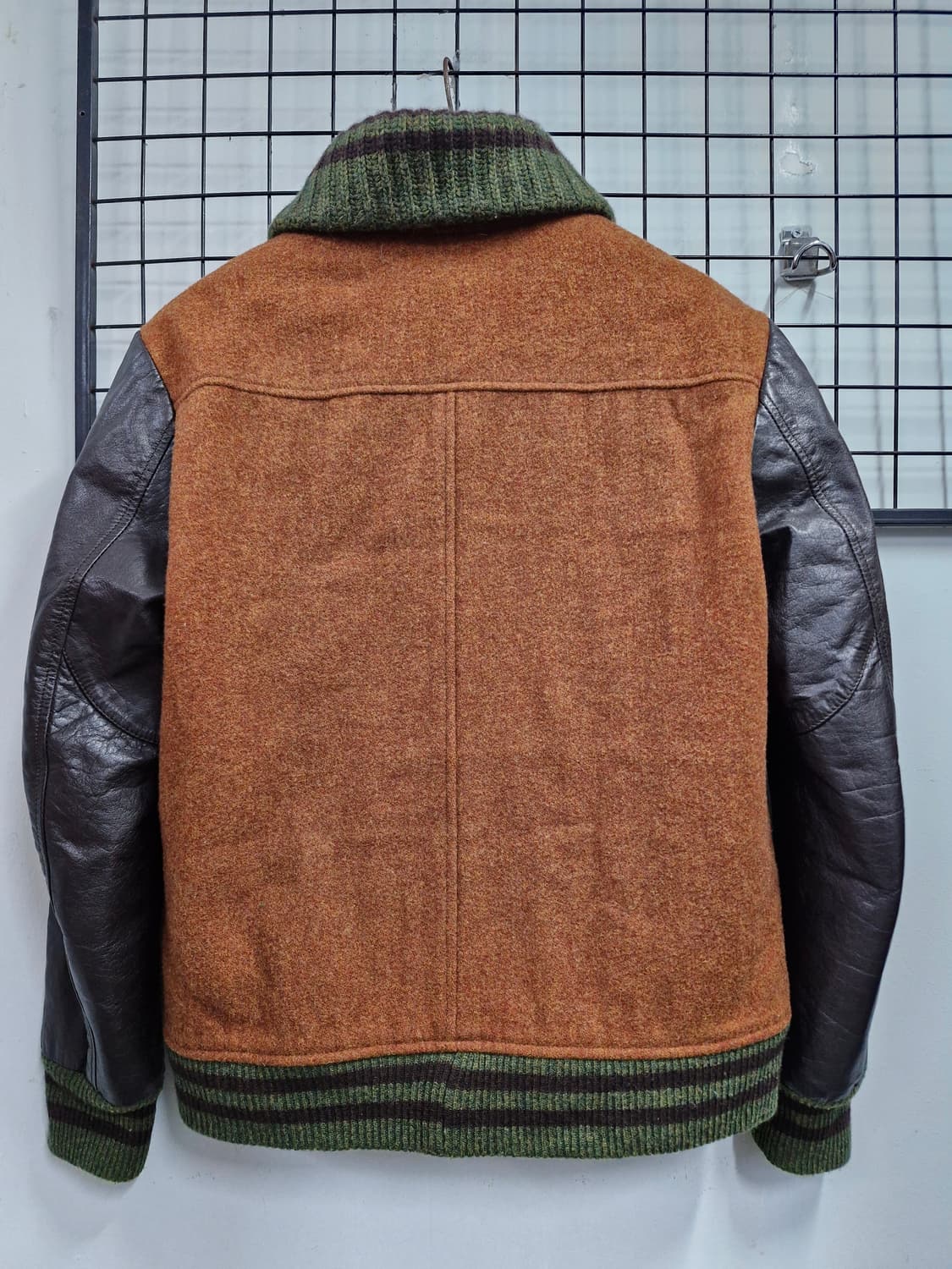 100L 커스텀멜로우(코오롱) 모 혼방 소가죽 자켓. 상품이미지6