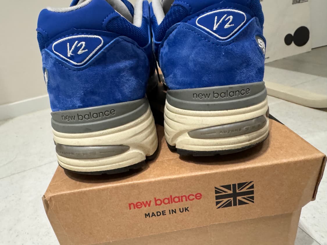 뉴발란스 991v2 다즐링 블루 UK 275 상품이미지6