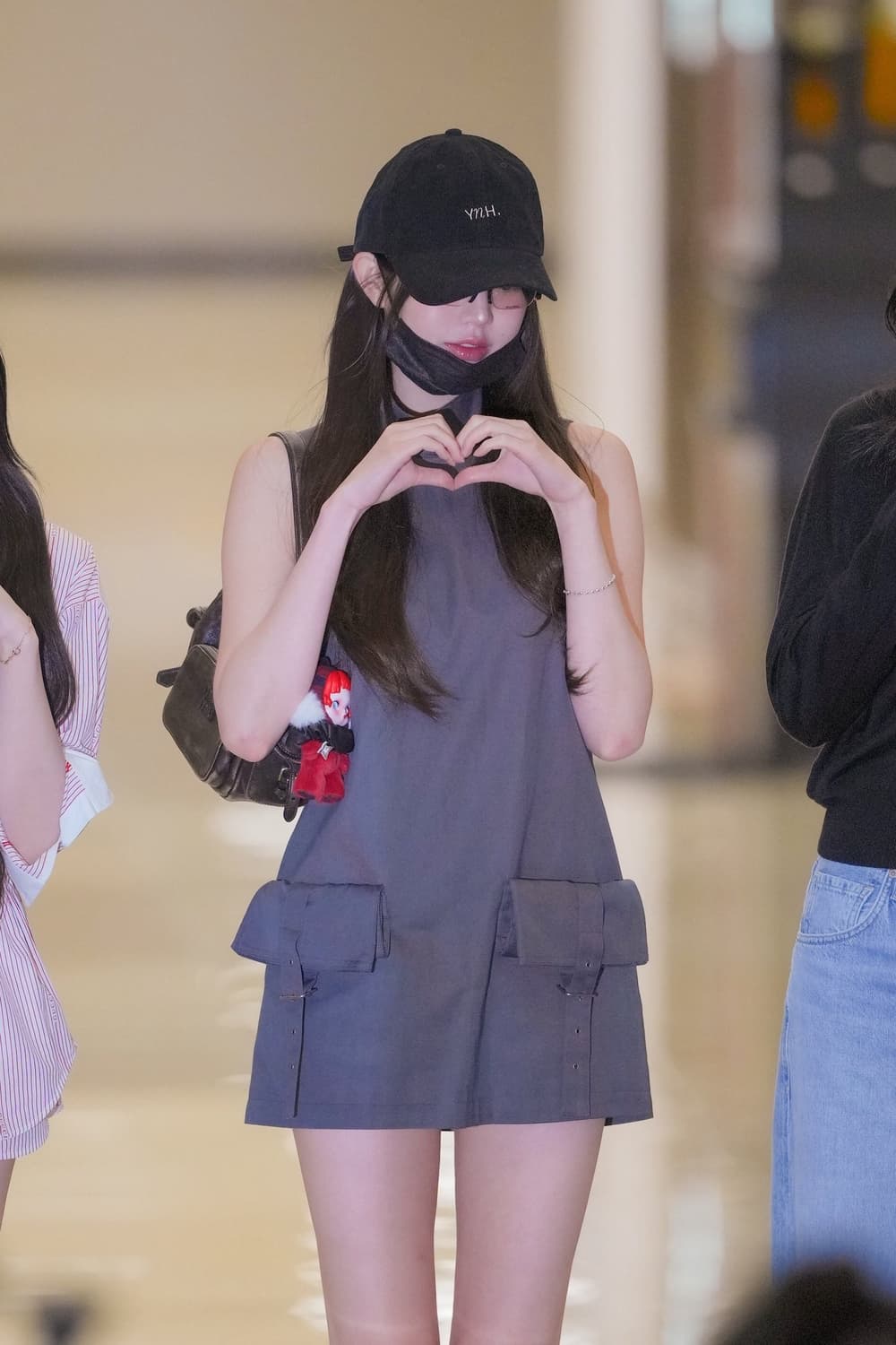 [ 오픈와이와이 ] 카고 포켓 미니드레스 차콜 원피스 M 상품이미지2