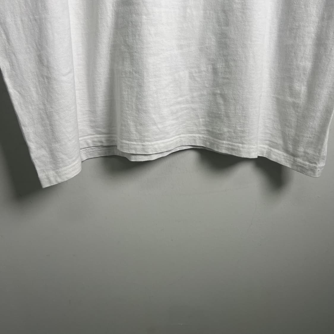 stussy 스투시 베이직 로고 화이트 반팔 티셔츠 L 상품이미지5