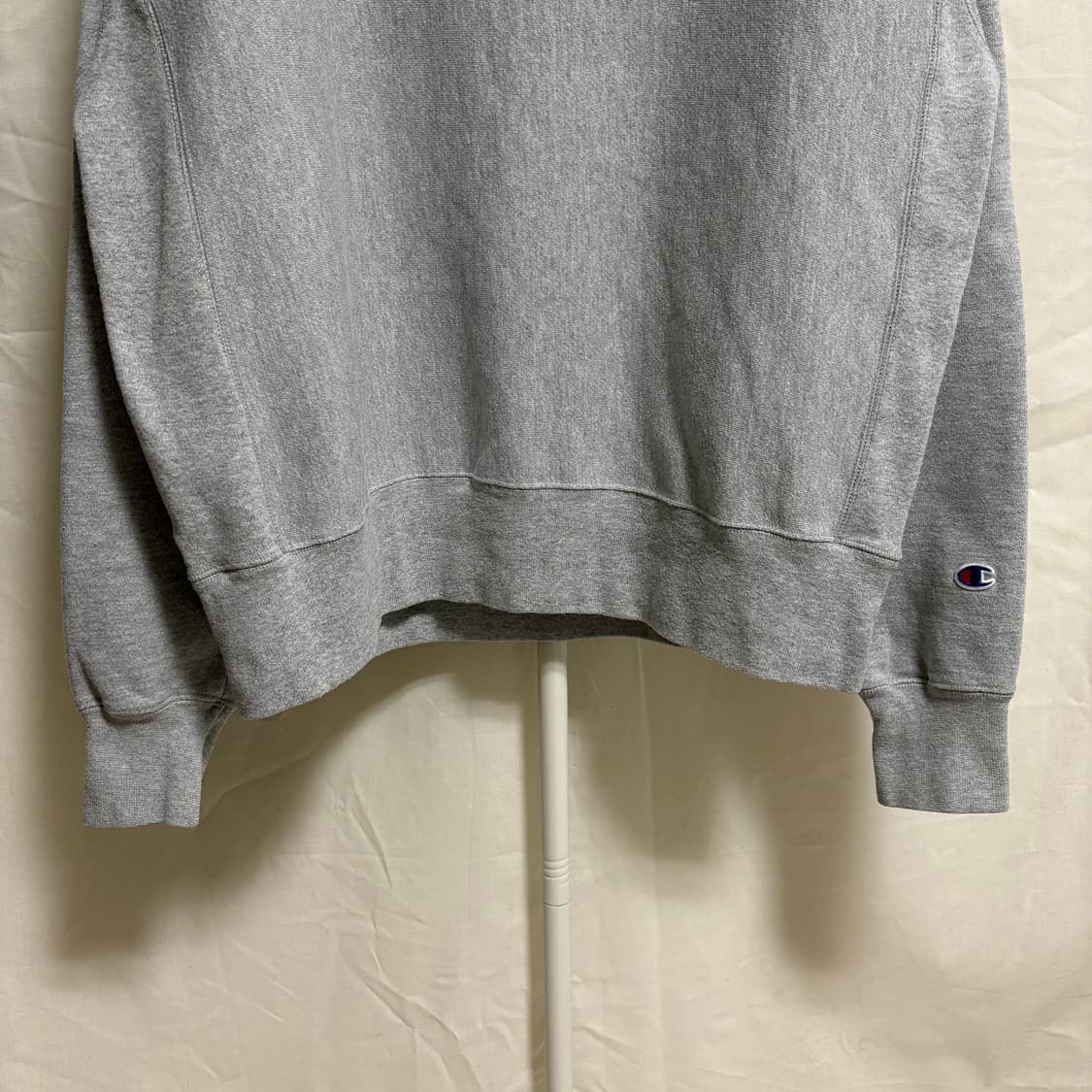 챔피온 리버스위브 맨투맨 스웻셔츠 / 그레이, L 상품이미지3